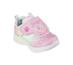 Calçado Sem Atacadores|Luzes-SKECHERS S-Lights: Glimmer Kicks - Skech Pets ROSA / MULTICOR