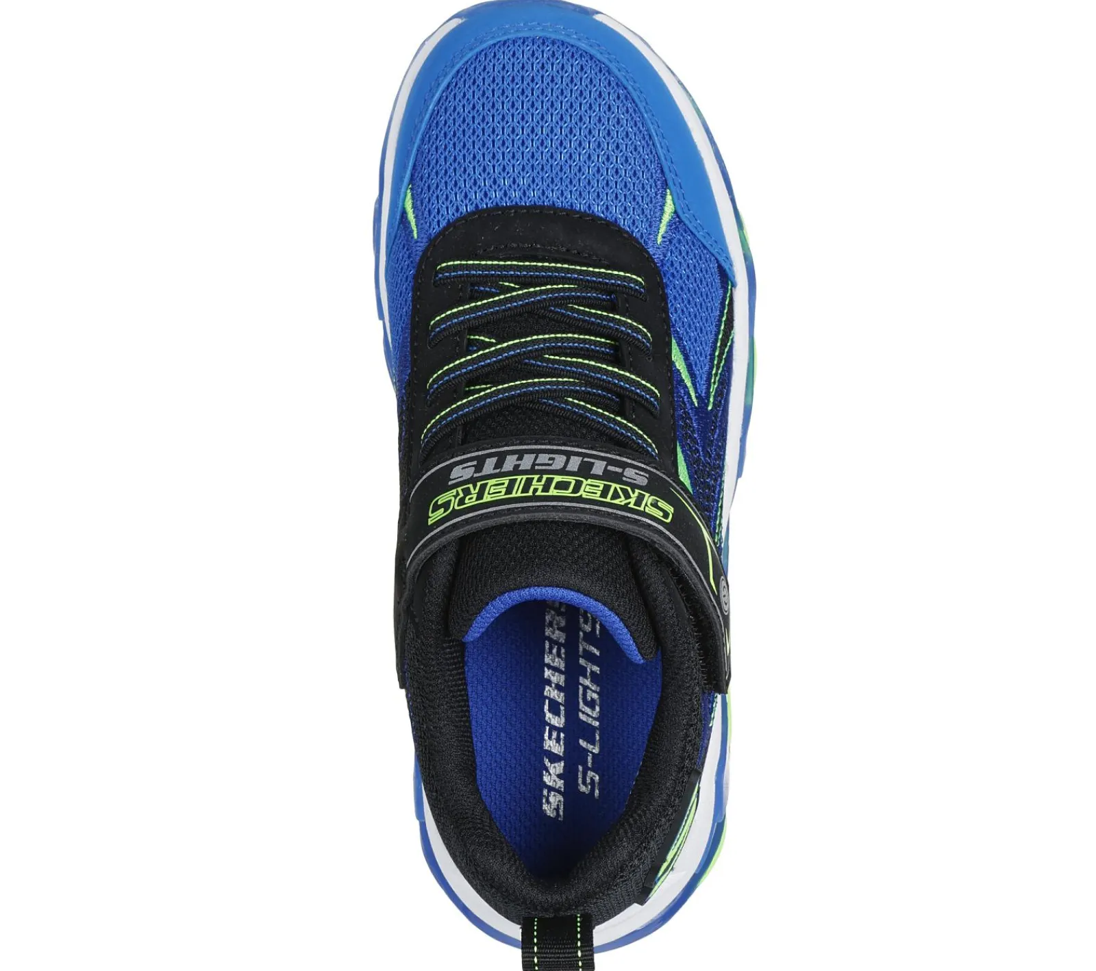 Sapatilhas-SKECHERS S-Lights: Mega-Surge 2.0 PRETO / LIMA