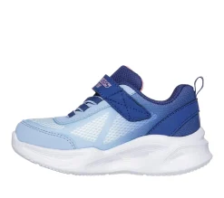 Sapatilhas-SKECHERS S-Lights: Sola Glow - Ombre Deluxe NAVY / AZUL CLARO
