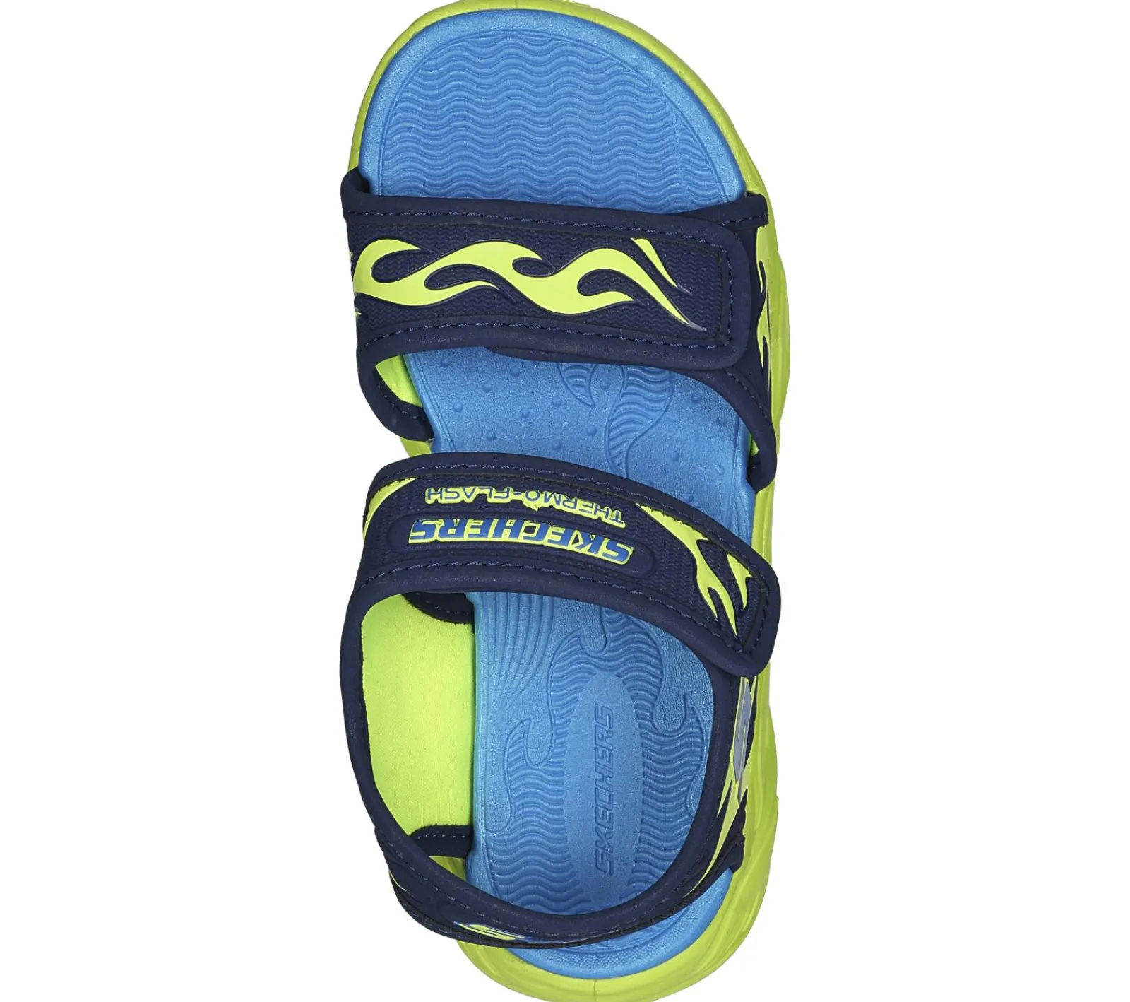 Sandálias|Luzes-SKECHERS S-Lights: Thermo-Flash - Heat Tide NAVY / LIMA