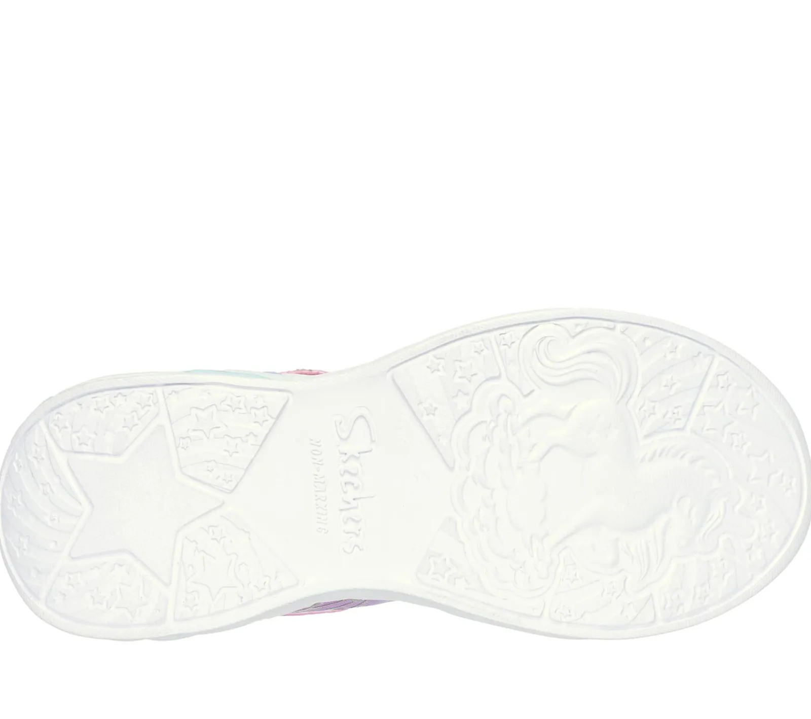 Luzes|Sapatilhas-SKECHERS S-Lights: Unicorn Dreams - Wishful Magic ROSA / TURQUESA