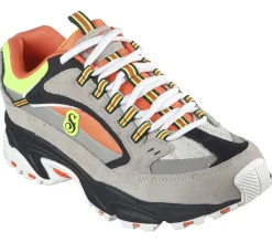Sapatilhas Casuais|Sapatos Com Atacadores-SKECHERS Snoop Dogg: Stamina - Snoop '91 CINZENTO / LARANJA