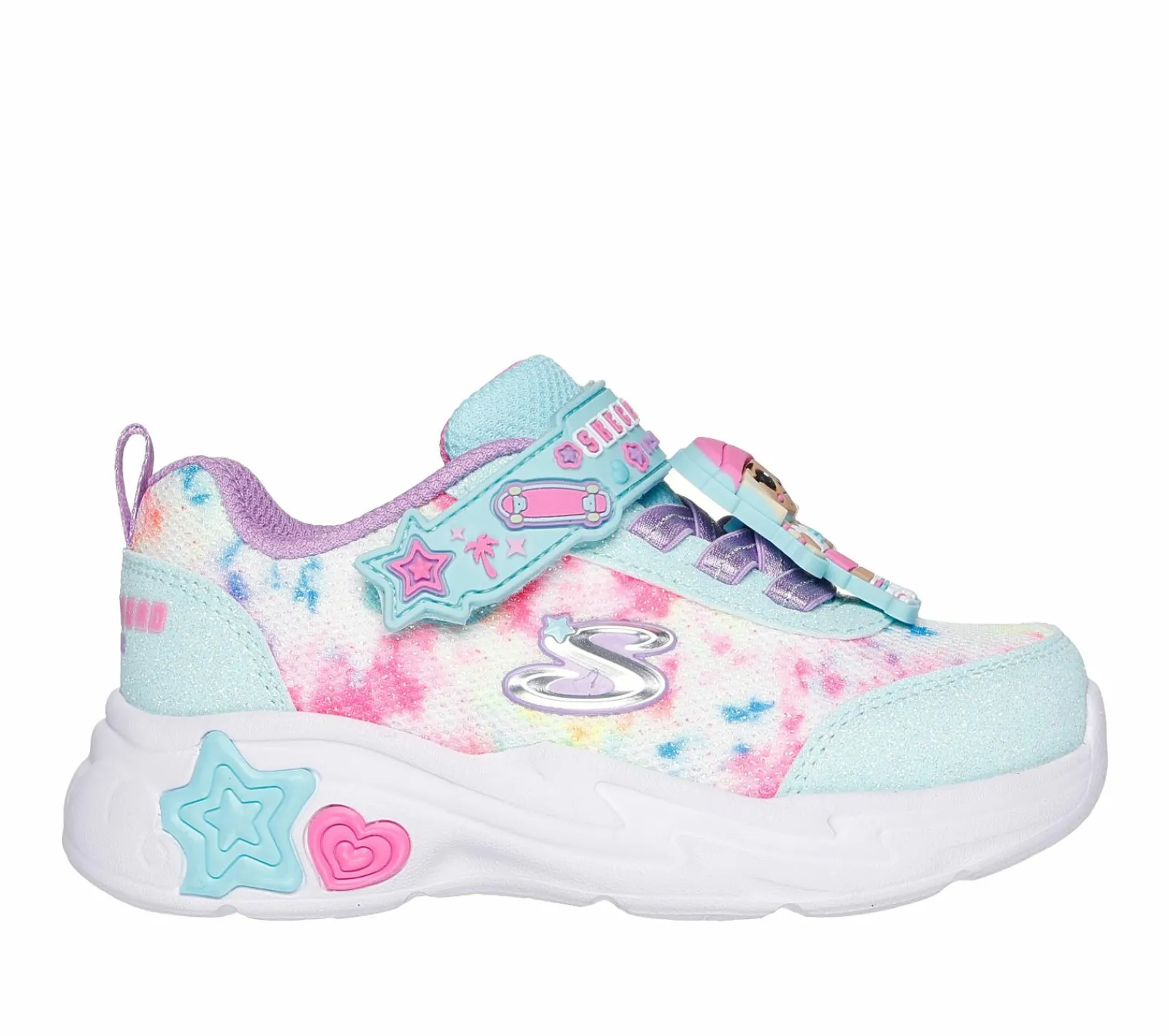 Sapatilhas-SKECHERS Snuggle Sneaks - Skech Squad MENTA / MULTICOR