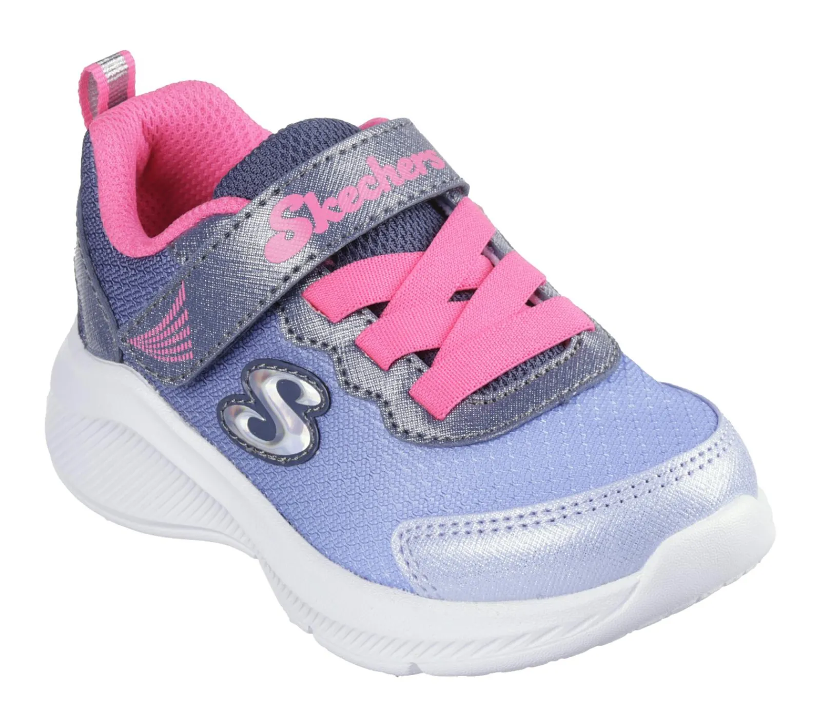 Sapatilhas|Calçado Sem Atacadores-SKECHERS Sole Swifters - Cutie Walk NAVY / ROSA CHOQUE
