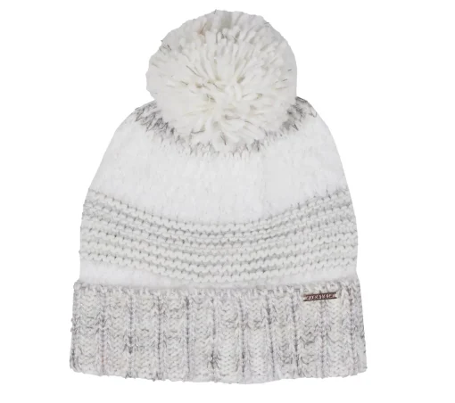 Equipamento Para O Frio|Acessórios-SKECHERS Spacedye Cuff Beanie Hat BRANCO SUJO