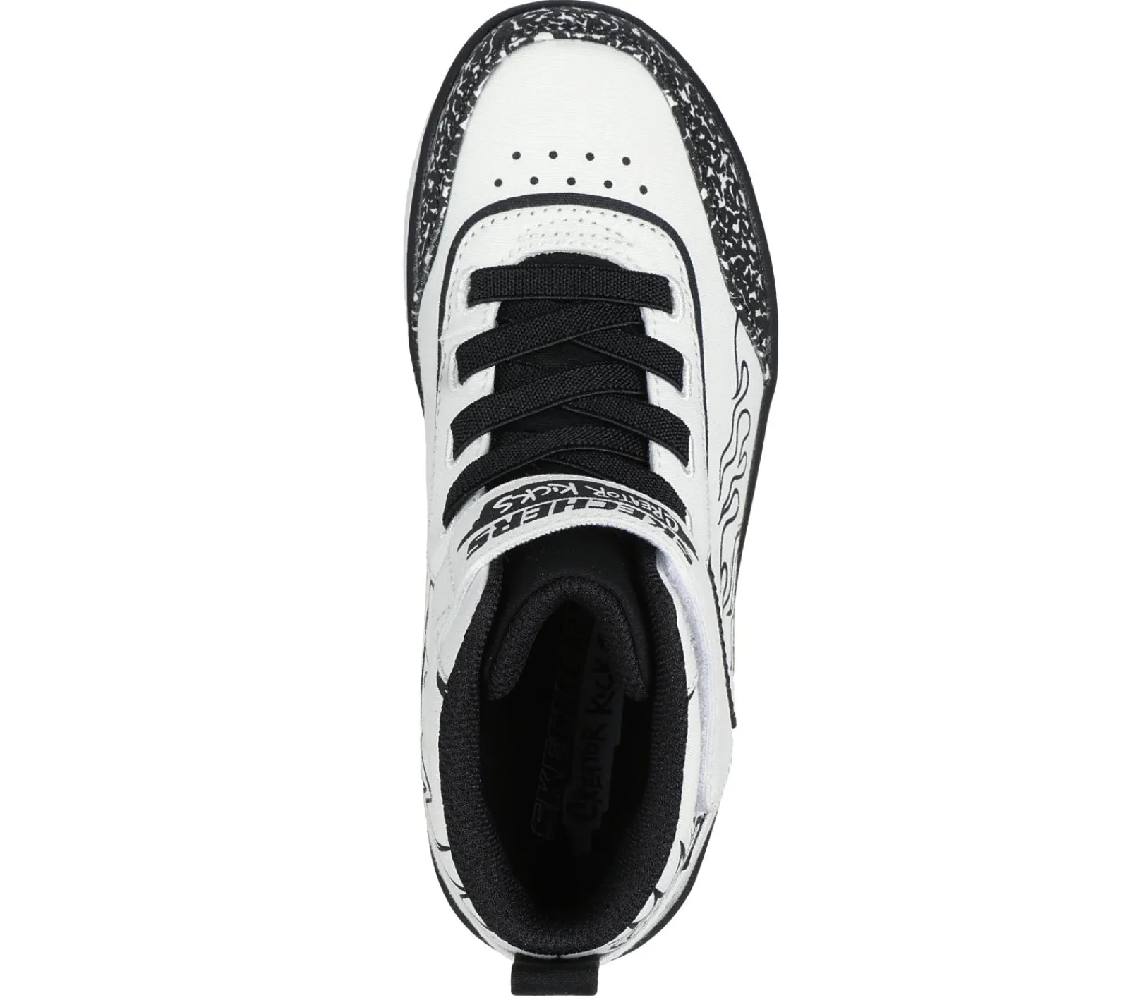 Sapatilhas-SKECHERS Sport Court 92 - Color-Blitz BRANCO / PRETO