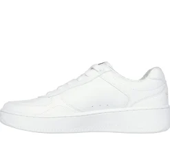 Com Atacadores|Sapatilhas Casuais-SKECHERS Sport Court 2.0 - Core Essential BRANCO
