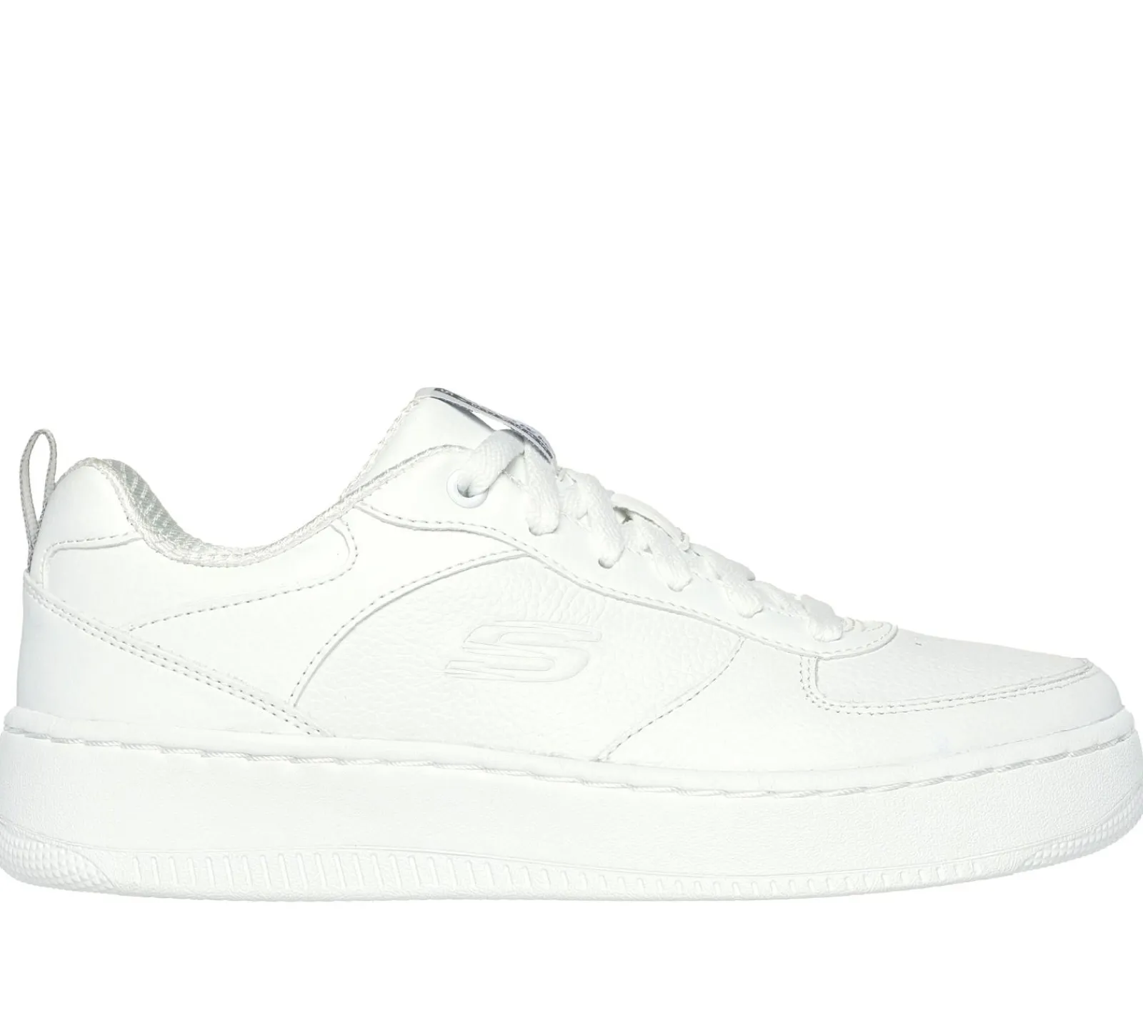 Com Atacadores|Sapatilhas Casuais-SKECHERS Sport Court 92 - Illustrious BRANCO