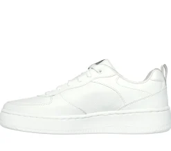 Com Atacadores|Sapatilhas Casuais-SKECHERS Sport Court 92 - Illustrious BRANCO