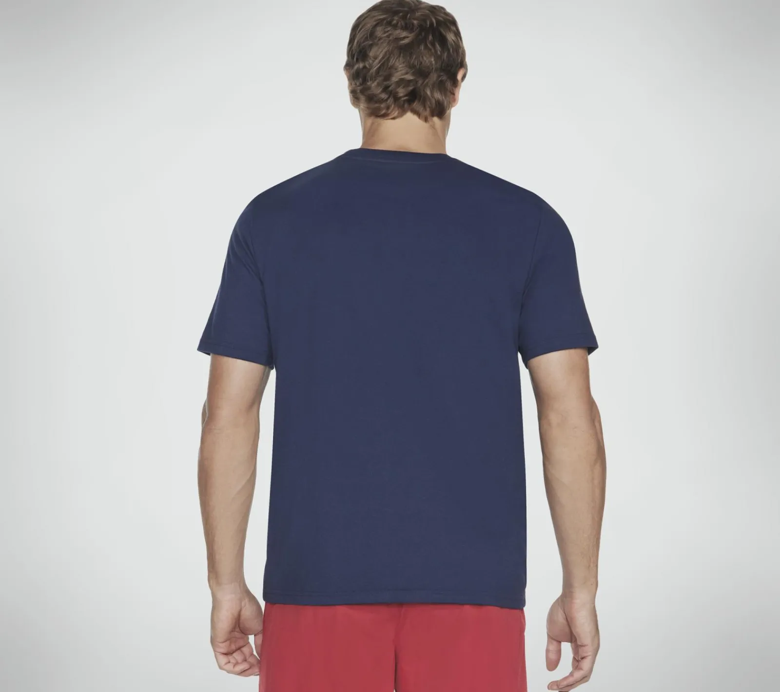 Partes De Cima|Partes De Cima-SKECHERS Strikethrough Tee NAVY