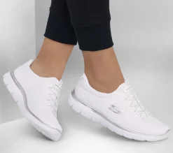 Sapatilhas-SKECHERS Summits BRANCO / PRATEADO