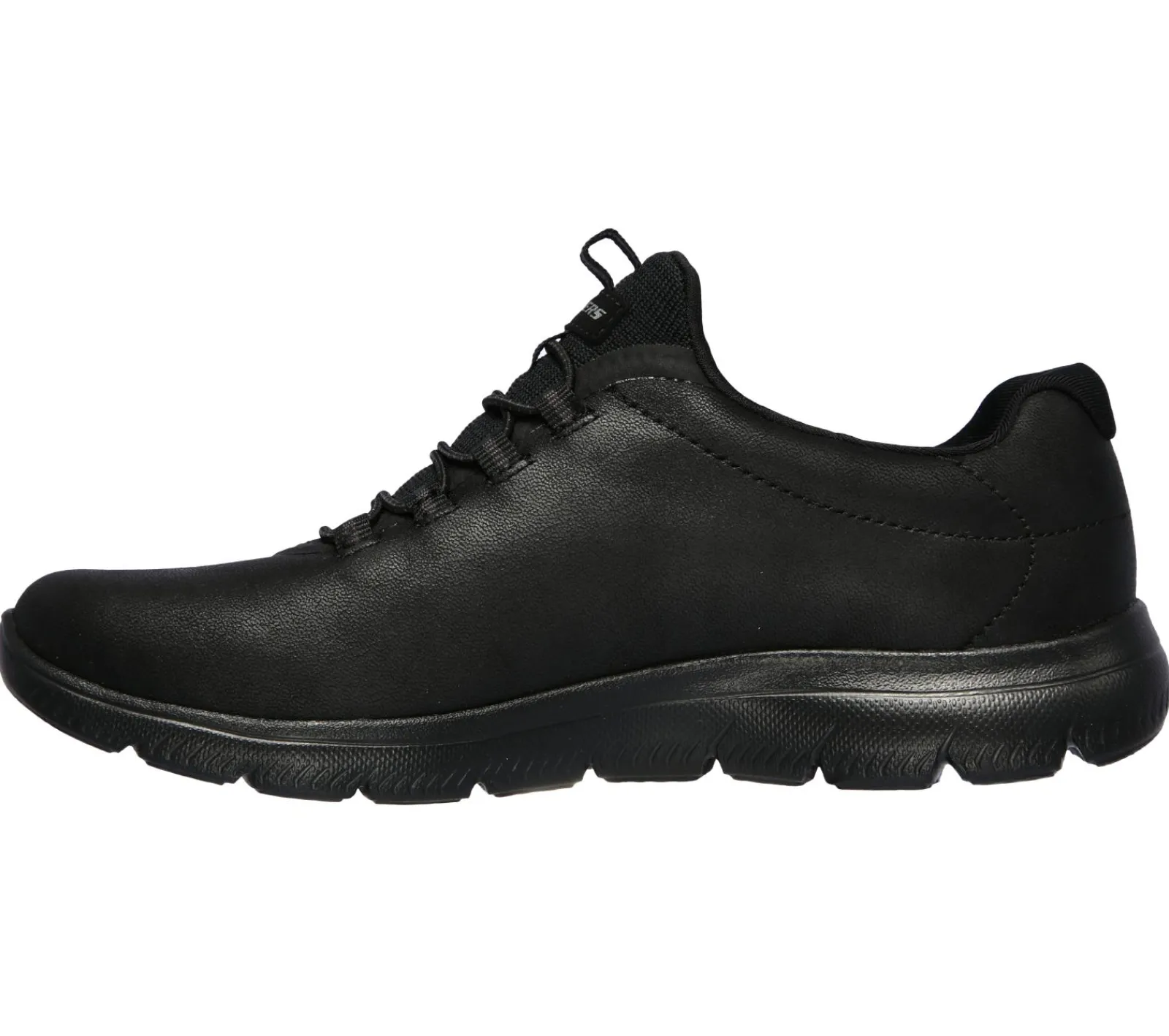 Calçado Sem Atacadores|Sapatilhas-SKECHERS Summits - Oh So Smooth PRETO