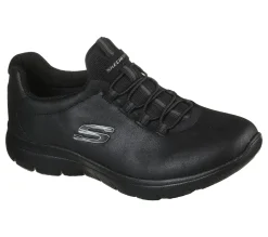 Calçado Sem Atacadores|Sapatilhas-SKECHERS Summits - Oh So Smooth PRETO
