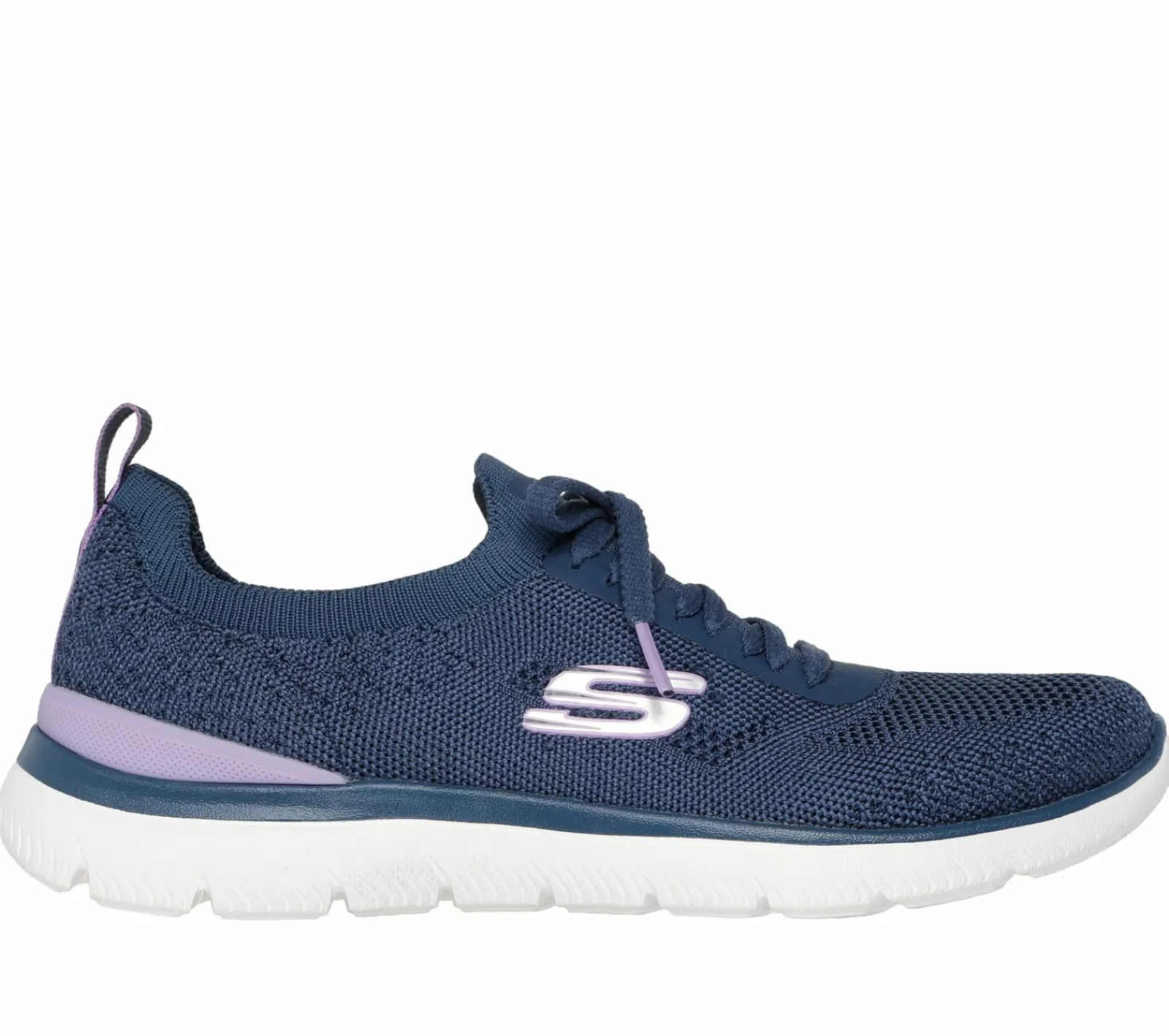 Calçado Sem Atacadores|Sapatilhas-SKECHERS Summits - Sneak Peek NAVY / LAVANDA