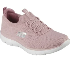 Calçado Sem Atacadores|Sapatilhas Casuais-SKECHERS Summits - Top Player ROSA