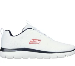 Sapatos Com Atacadores|Sapatilhas-SKECHERS Summits - Torre BRANCO / NAVY
