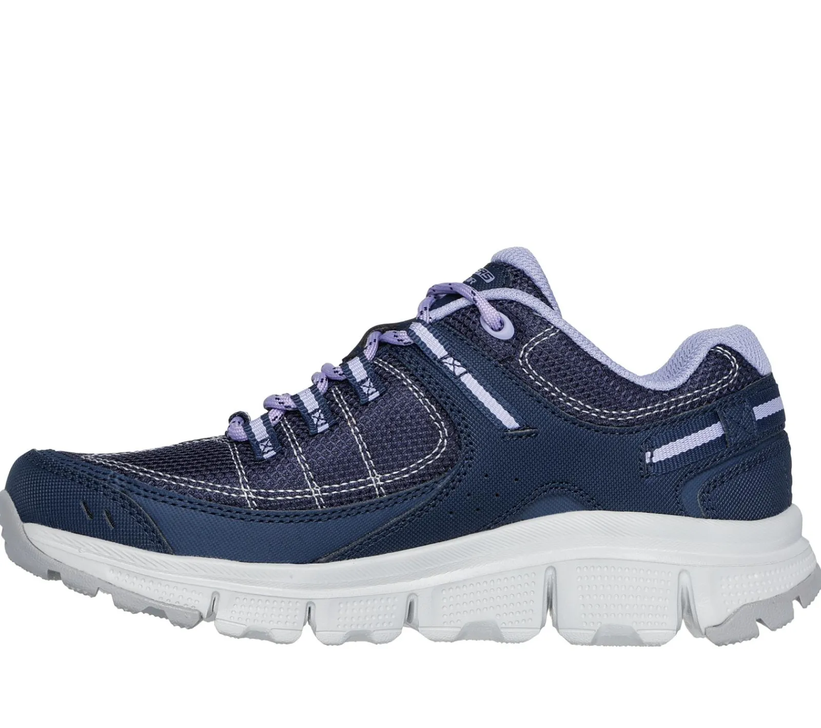 Com Atacadores|Sapatilhas-SKECHERS Summits AT - Artists Bluff NAVY / ROXO
