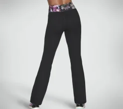Calças|Partes De Baixo-SKECHERS The GO FLEX Ultraviolet Flare Pant PRETO / ROXO