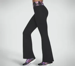 Calças|Partes De Baixo-SKECHERS The GO FLEX Ultraviolet Flare Pant PRETO / ROXO