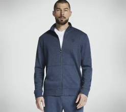 Partes De Cima|Partes De Cima-SKECHERS The Hoodless Hoodie GO WALK Everywhere Jacket NAVY