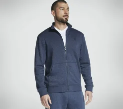 Partes De Cima|Partes De Cima-SKECHERS The Hoodless Hoodie GO WALK Everywhere Jacket NAVY