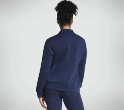 Partes De Cima|Partes De Cima-SKECHERS The Hoodless Hoodie GO WALK Everywhere Jacket NAVY