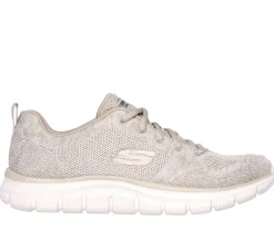 Com Atacadores|Sapatilhas-SKECHERS Track - Daytime Dreamer TAUPE / ROSA