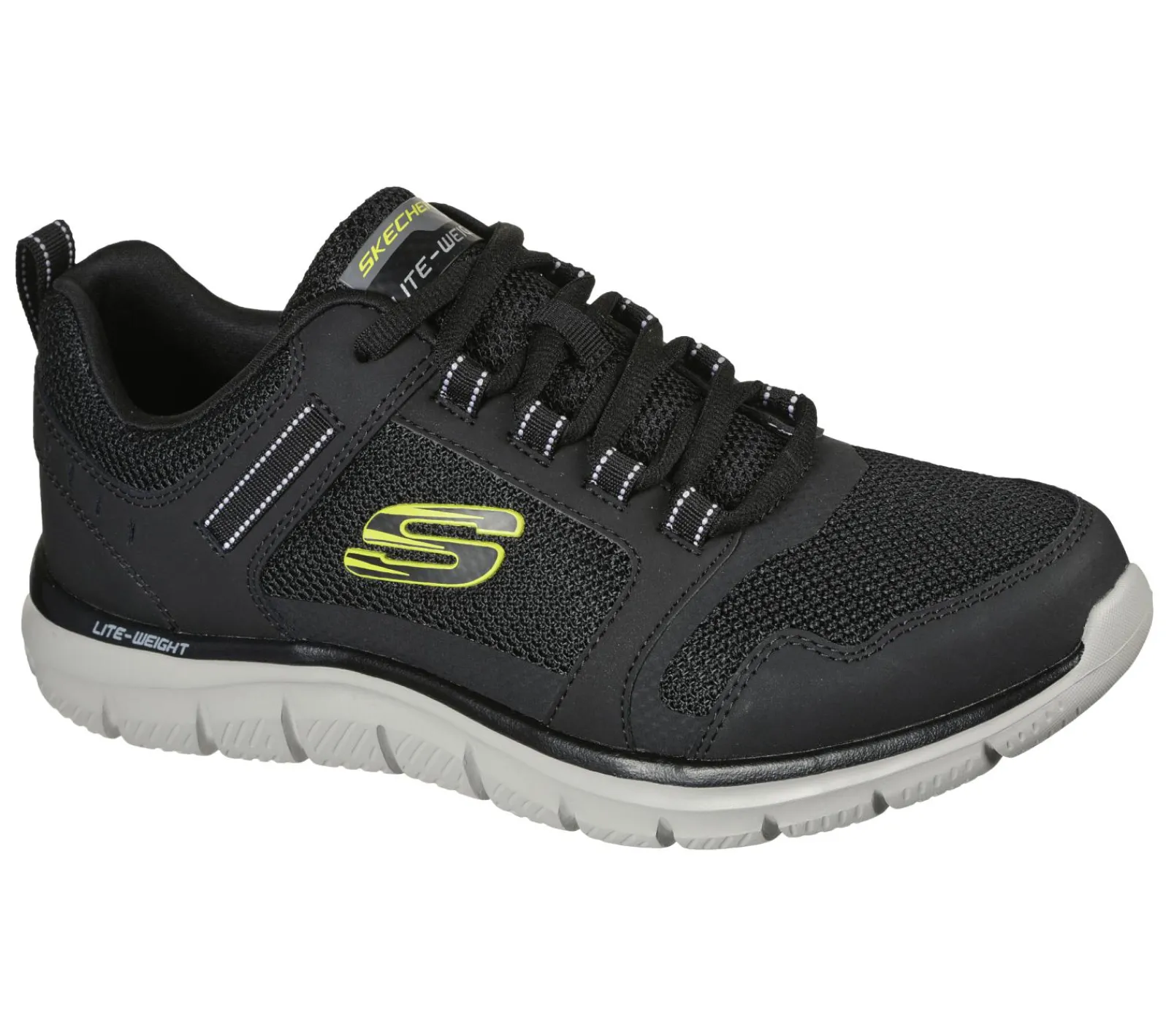 Sapatilhas-SKECHERS Track - Knockhill PRETO / LIMA