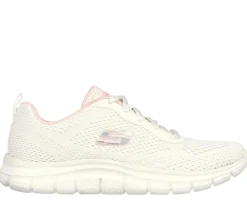 Com Atacadores|Sapatilhas Casuais-SKECHERS Track - New Staple NATURAL / ROSA