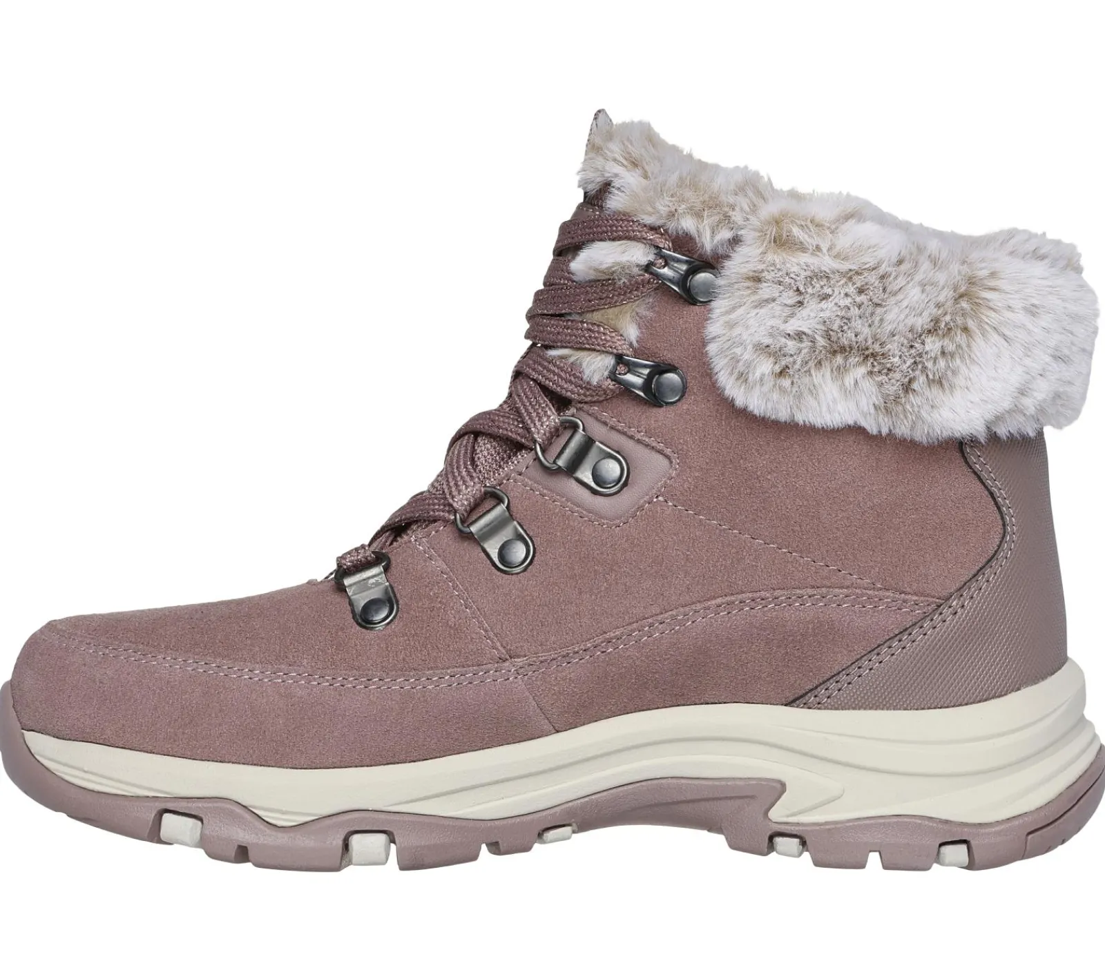 Com Atacadores|Botas-SKECHERS Trego - Snow Worries MALVA