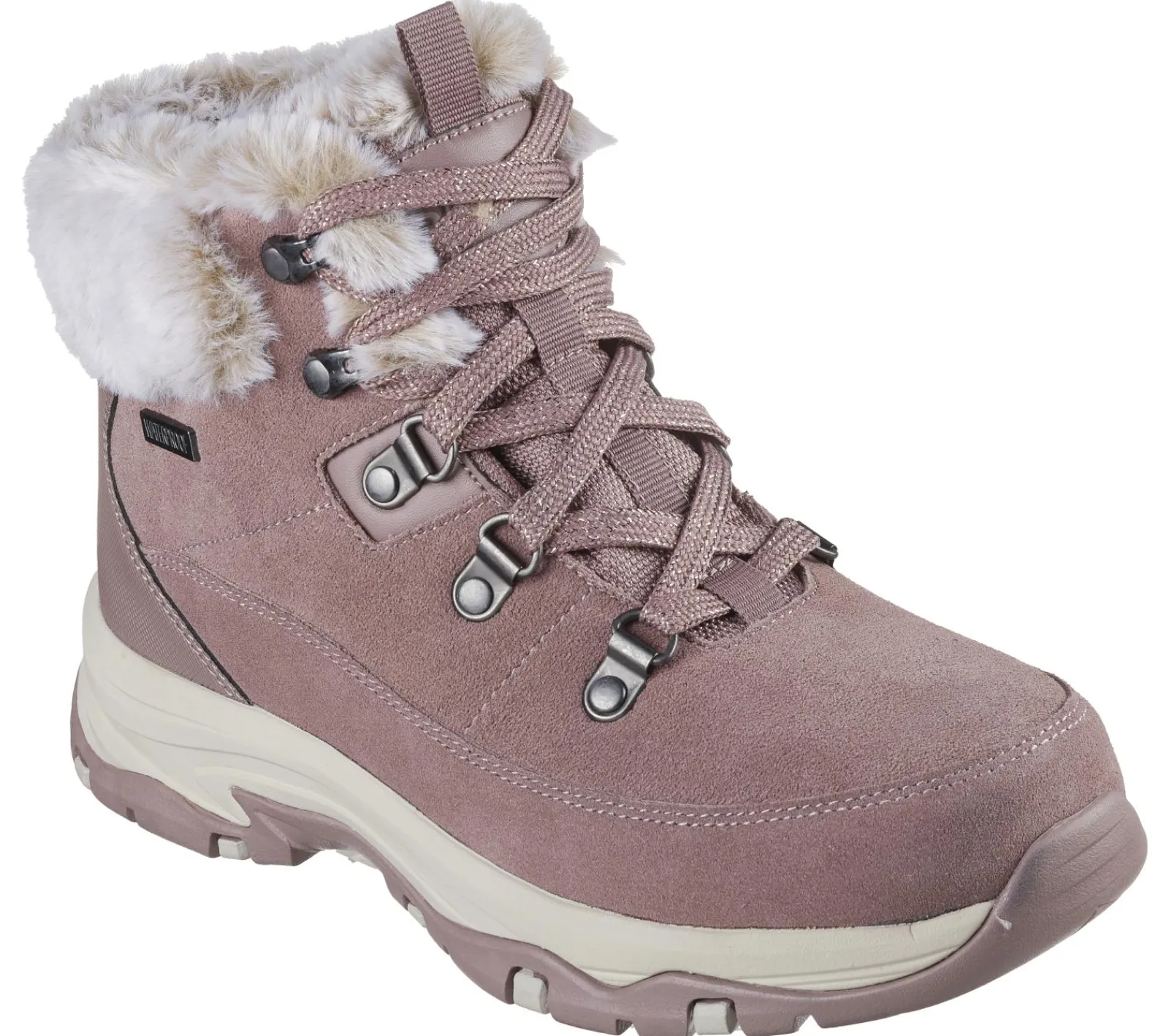 Com Atacadores|Botas-SKECHERS Trego - Snow Worries MALVA