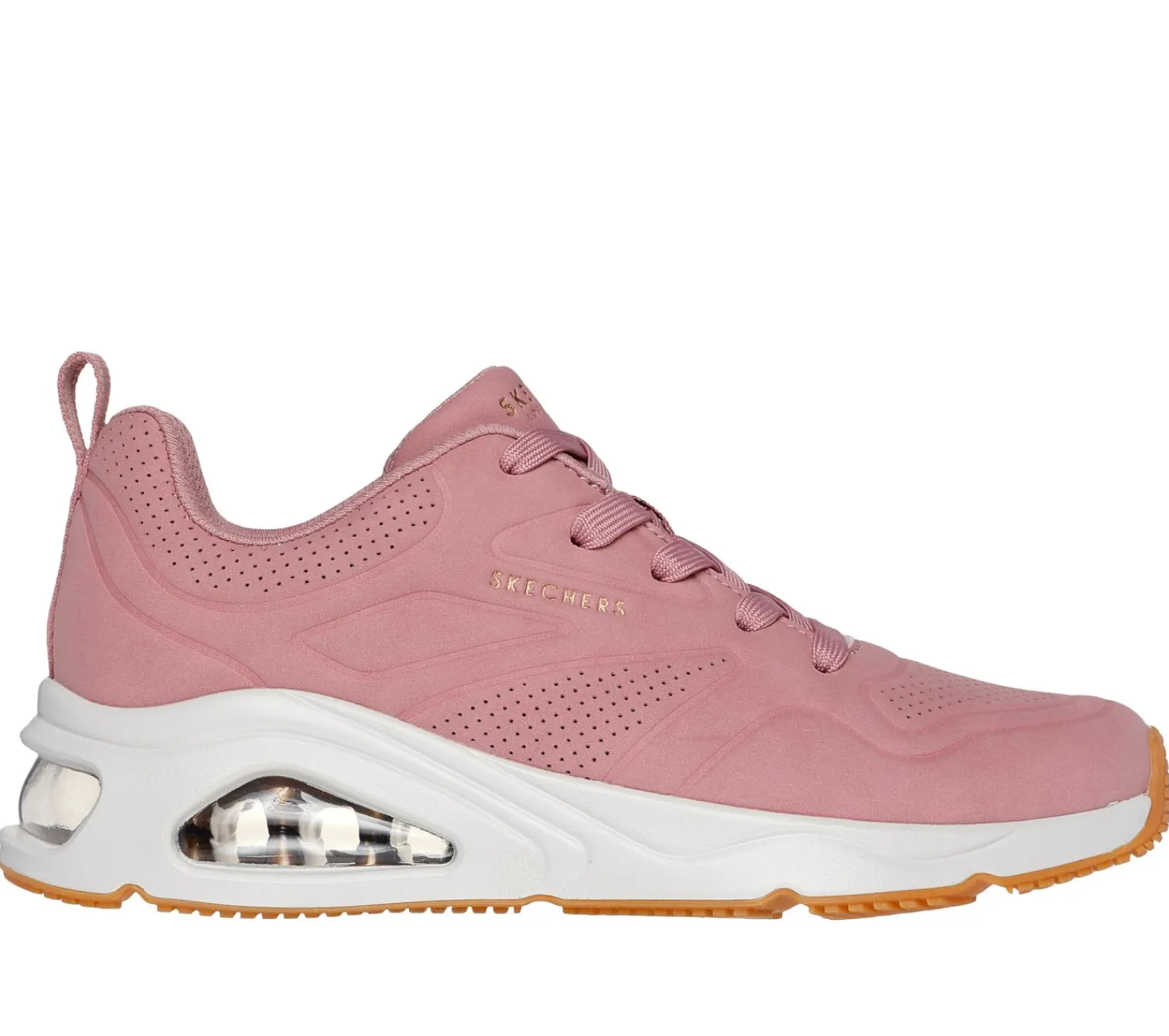 Com Atacadores|Sapatilhas Casuais-SKECHERS Tres-Air Uno - Ah-Mazing ROSA