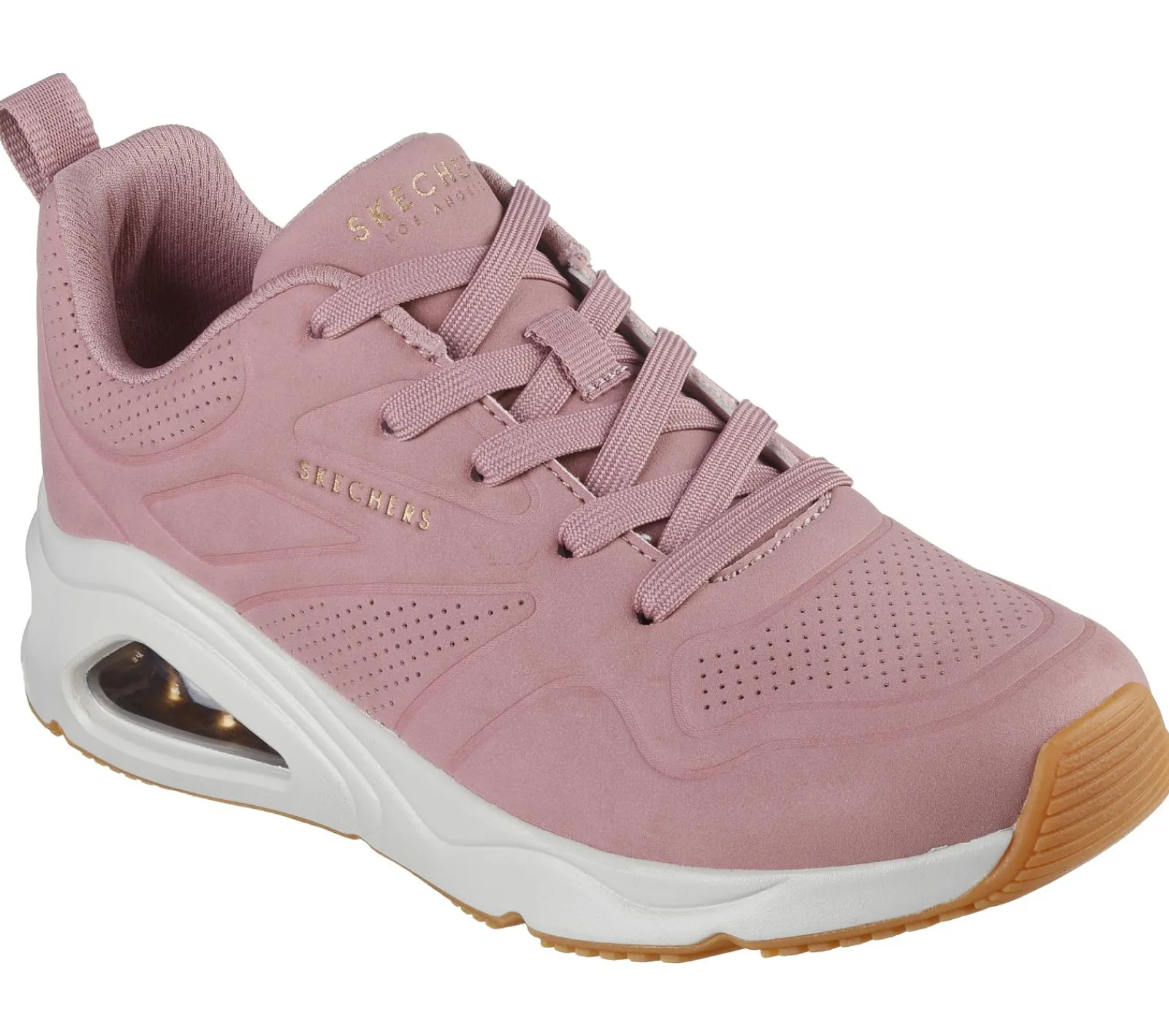 Com Atacadores|Sapatilhas Casuais-SKECHERS Tres-Air Uno - Ah-Mazing ROSA