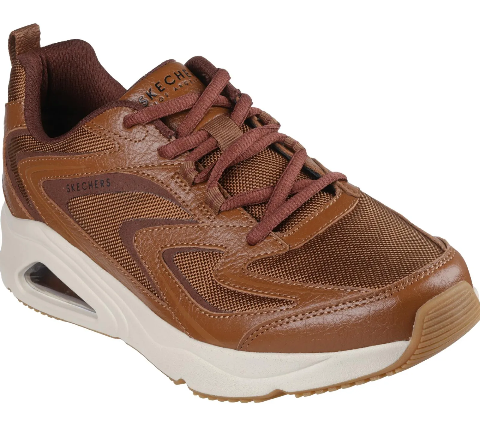 Sapatos Com Atacadores|Sapatilhas Casuais-SKECHERS Tres-Air Uno - Craft Leather Air LUGGAGE