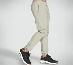 Calças|Partes De Baixo-SKECHERS Twill Downtown Solid Cargo Pant NATURAL