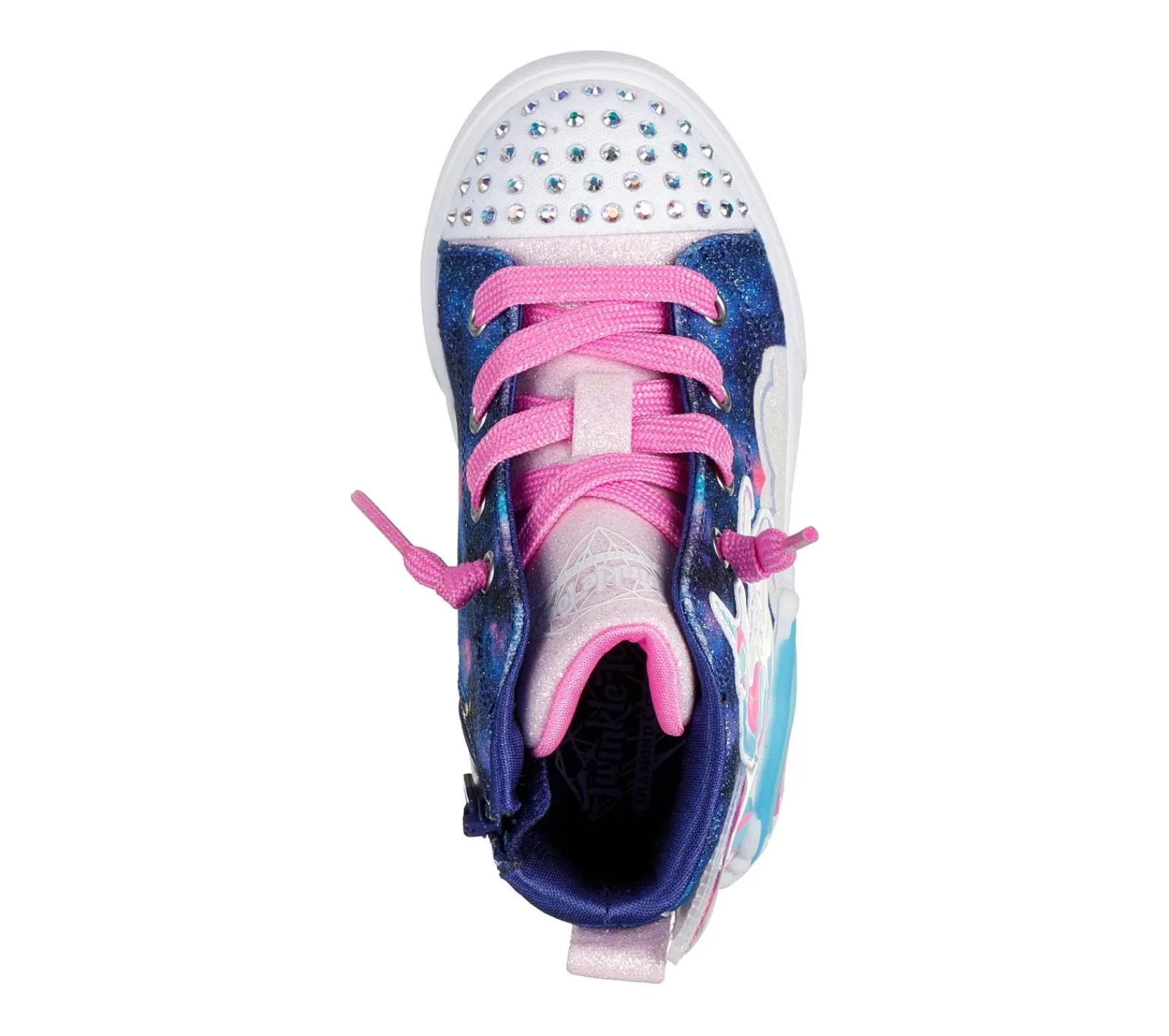 Luzes|Sapatilhas-SKECHERS Twinkle Magic NAVY / MULTICOR