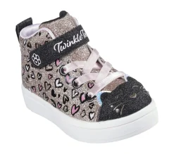 Calçado Sem Atacadores|Luzes-SKECHERS Twinkle Toes: Twi-Lites 2.0 - Kitty Cutie ROSA / DOURADO