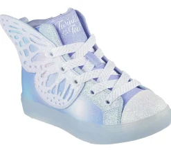 Com Atacadores|Luzes-SKECHERS Twinkle Toes: Twinkle Sparks Ice VIOLETA / MULTICOR