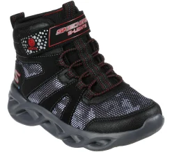Luzes|Sapatilhas-SKECHERS Twisted-Brights - Zerrix PRETO / VERMELHO