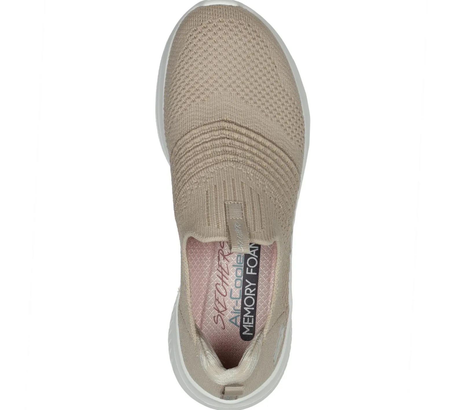 Calçado Sem Atacadores|Sapatilhas-SKECHERS Ultra Flex 3.0 - Classy Charm TAUPE