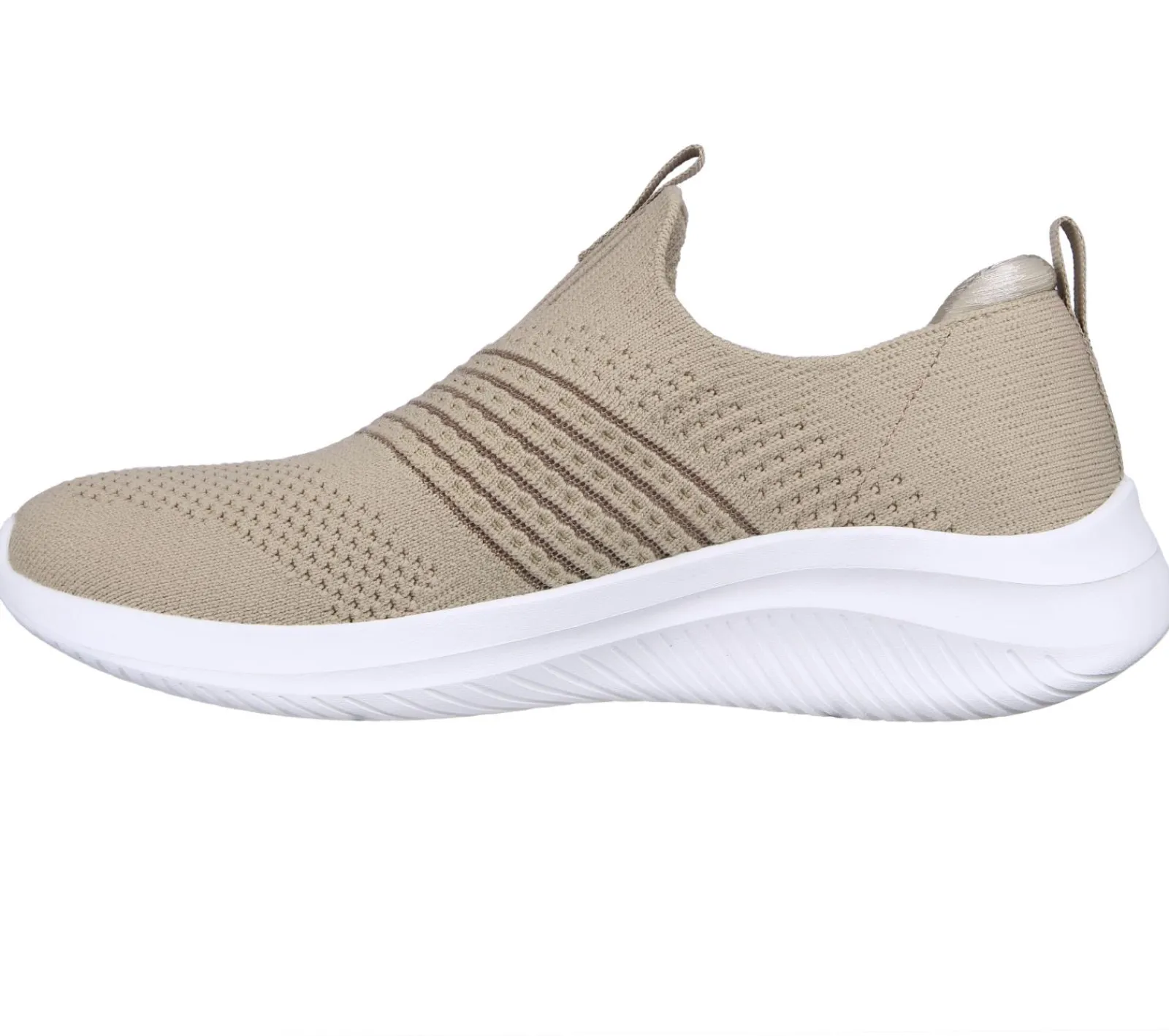 Calçado Sem Atacadores|Sapatilhas-SKECHERS Ultra Flex 3.0 - Classy Charm TAUPE