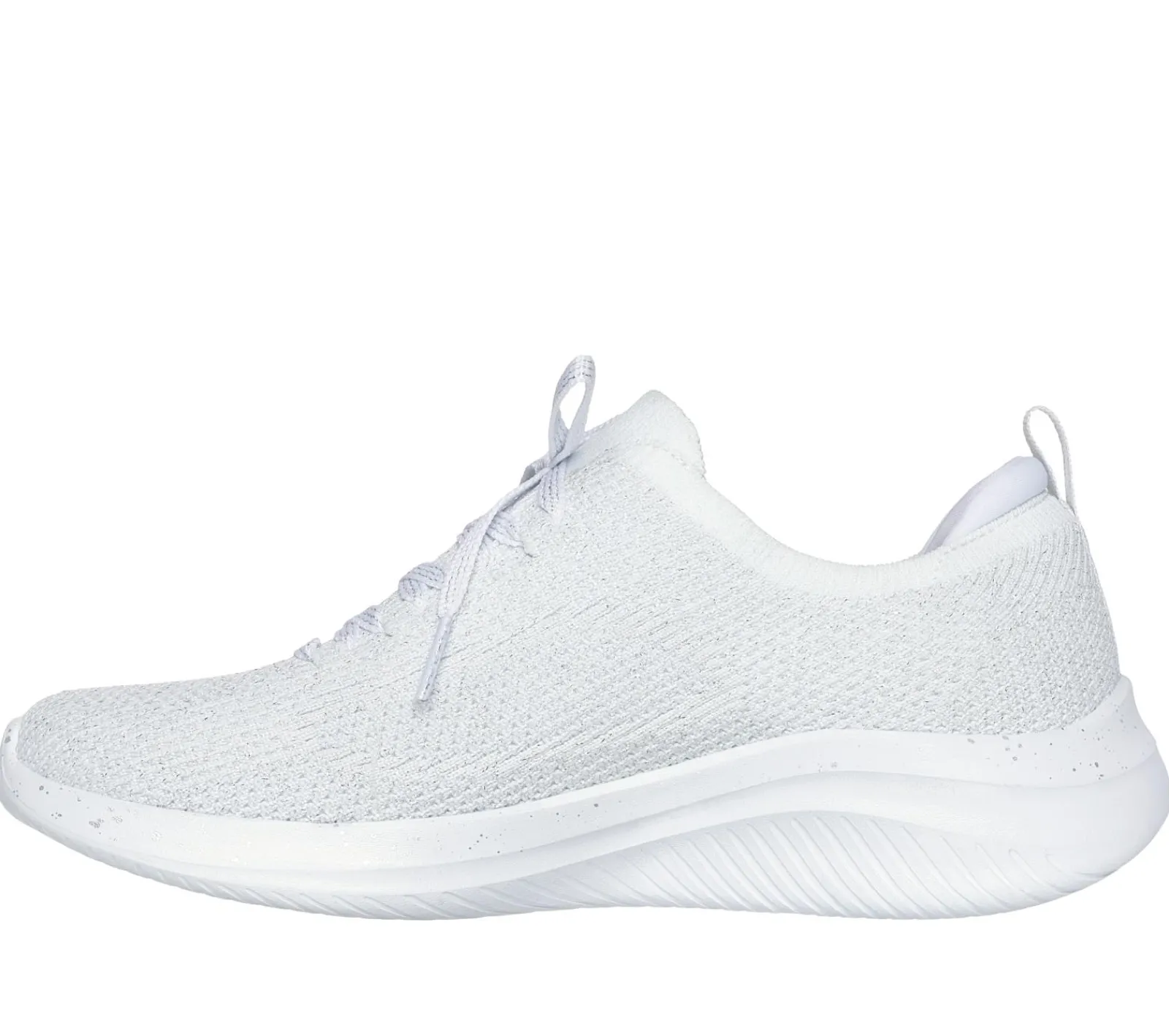 Calçado Sem Atacadores|Sapatilhas Casuais-SKECHERS Ultra Flex 3.0 - Elegant Night BRANCO / PRATEADO