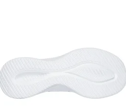 Calçado Sem Atacadores|Sapatilhas Casuais-SKECHERS Ultra Flex 3.0 - Glam Night BRANCO / PRATEADO