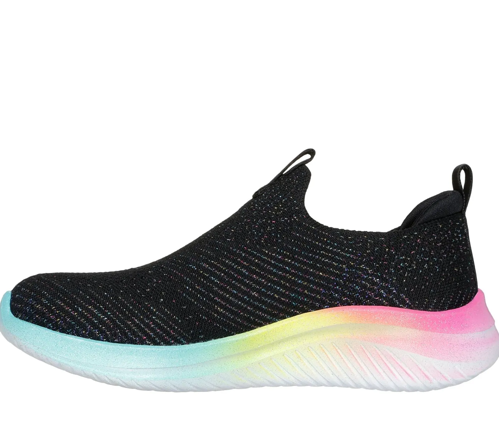 Calçado Sem Atacadores|Sapatilhas-SKECHERS Ultra Flex 3.0 - Shimmer Stroll PRETO / MULTICOR