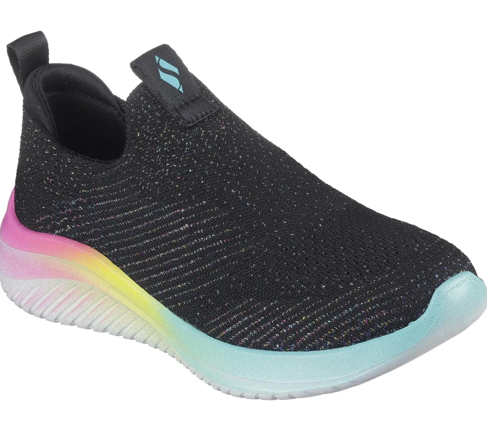 Calçado Sem Atacadores|Sapatilhas-SKECHERS Ultra Flex 3.0 - Shimmer Stroll PRETO / MULTICOR