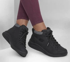Com Atacadores|Botas-SKECHERS Ultra Flex 2.0 - Social Crew PRETO