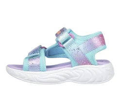 Calçado Sem Atacadores|Luzes-SKECHERS Unicorn Dreams - Majestic Bliss ROXO / MULTICOR