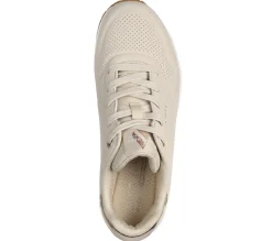 Com Atacadores|Sapatilhas Casuais-SKECHERS Uno - Golden Air NATURAL
