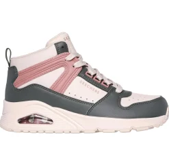 Com Atacadores|Botas-SKECHERS Uno - High Regards NATURAL / MULTICOR