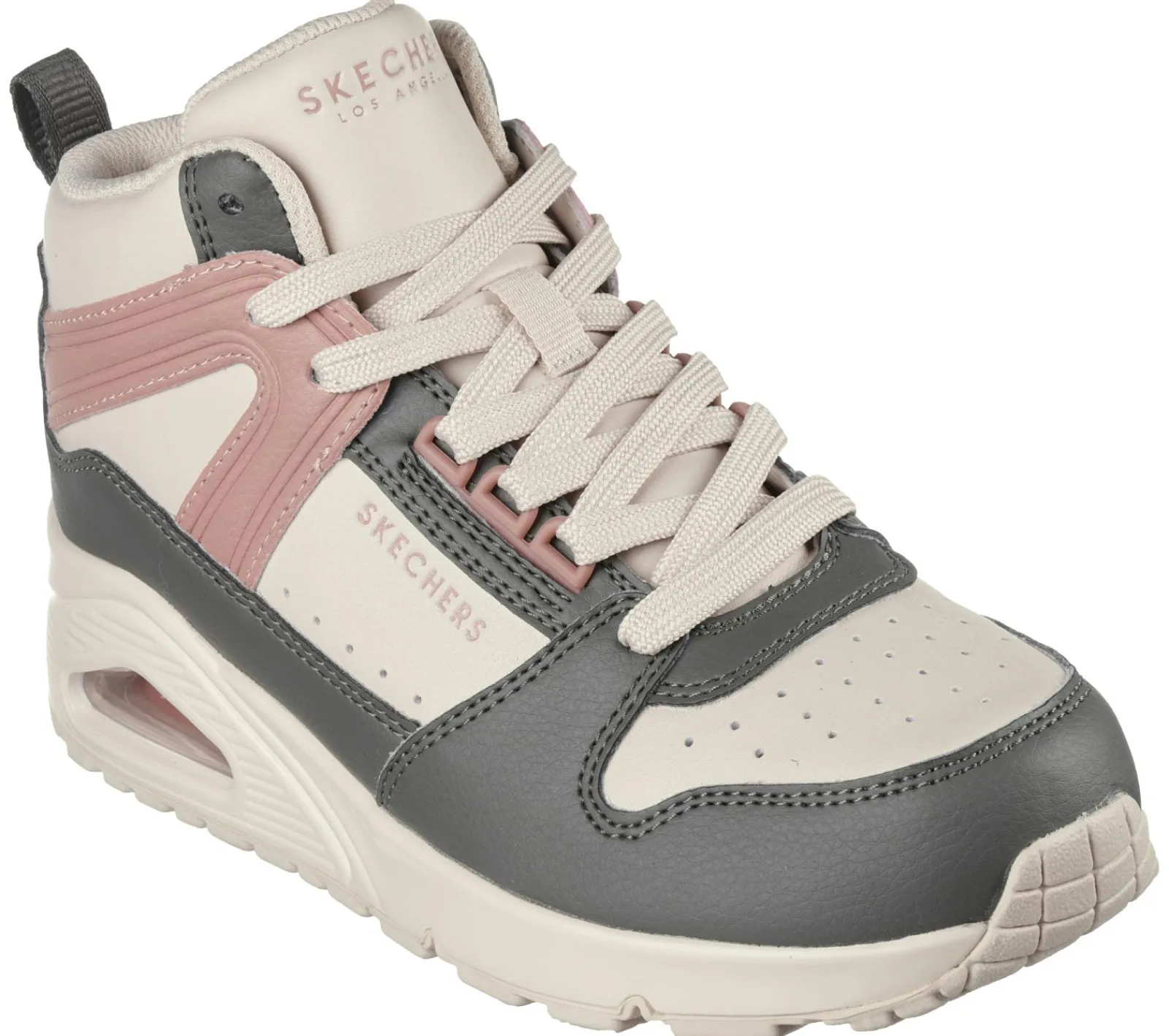 Com Atacadores|Botas-SKECHERS Uno - High Regards NATURAL / MULTICOR
